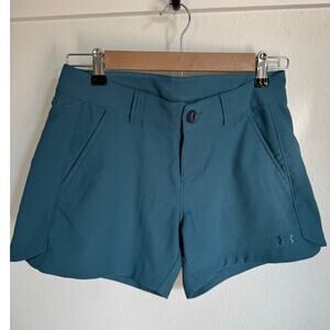 Under Armour Women's‎ Shorts Heat Gear Size 2 Blue Golf